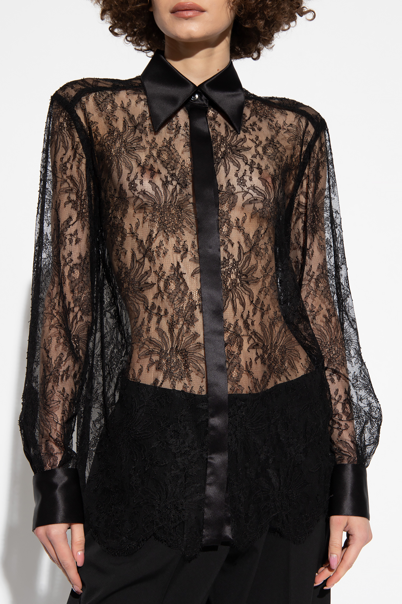 Black Lace shirt Dolce Gabbana Vitkac Canada